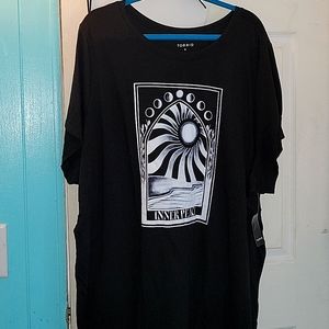 Very cool, INNER PEACE TEE! W/front and back views nwt